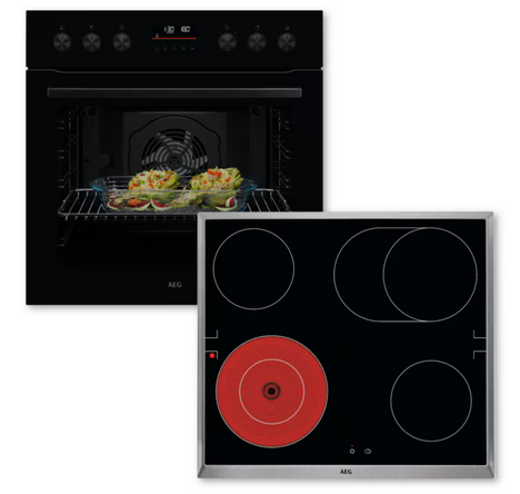 AEG Einbau-Herd-Set Pyrolyse FHHS24B02 (OU5PE40SK + HE604062XB)