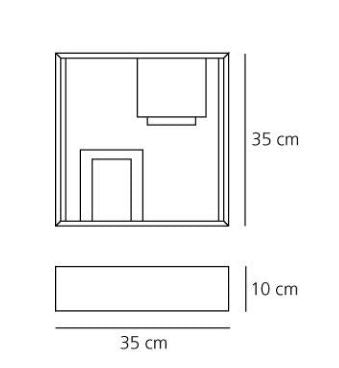 Artemide Wand- / Tischleuchte Fato --Ausstellungsstück--