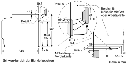 Siemens Einbau-Dampfbackofen iQ700, HS736GDB1