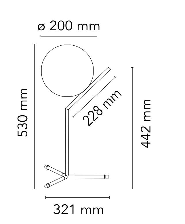 FLOS IC Light Tischleuchte T1 High --Ausstellungsstück--