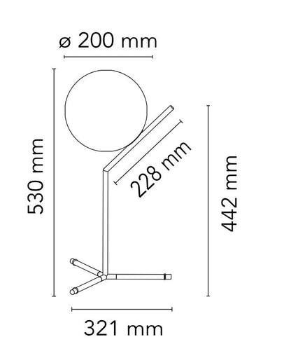 FLOS IC Light Tischleuchte T1 High --Ausstellungsstück--