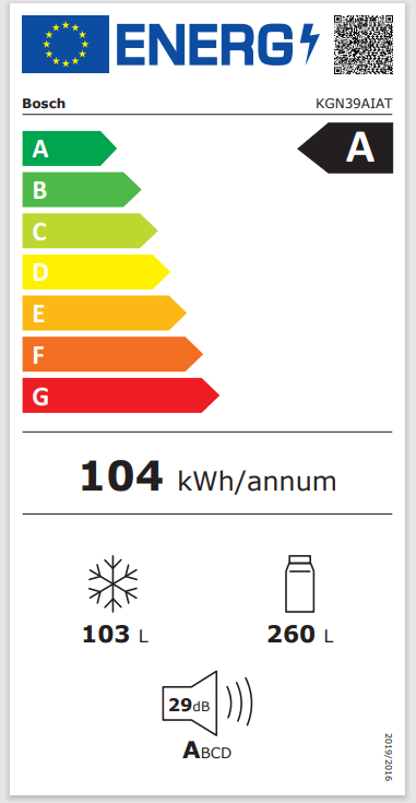 Bosch Kühl-Gefrier-Kombination MKK69GNIAA (KGN39AIAT+KSZGGM00)