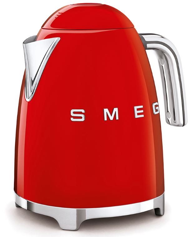 Smeg KLF03RDEU Wasserkocher Retro 50, rot