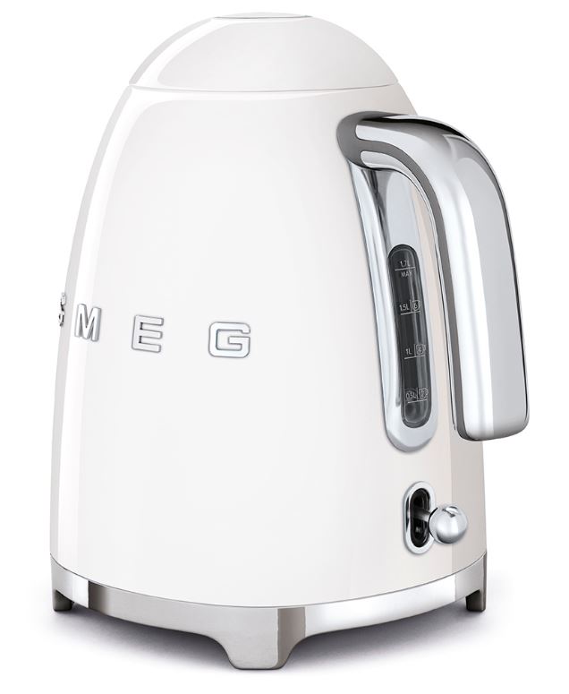 Smeg KLF03WHEU Wasserkocher Retro 50, weiss