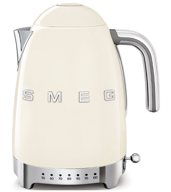 SMEG Wasserkocher 50er Retro KLF04CREU, creme, 7 Temperaturstufen