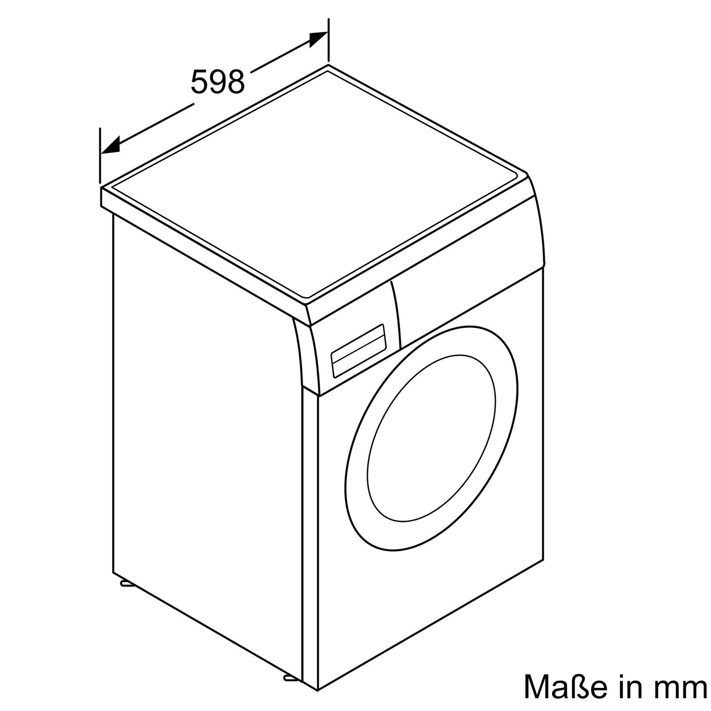 Siemens Waschvollautomat WU14UT91, unterbaufähig, 9kg, 1400U/min