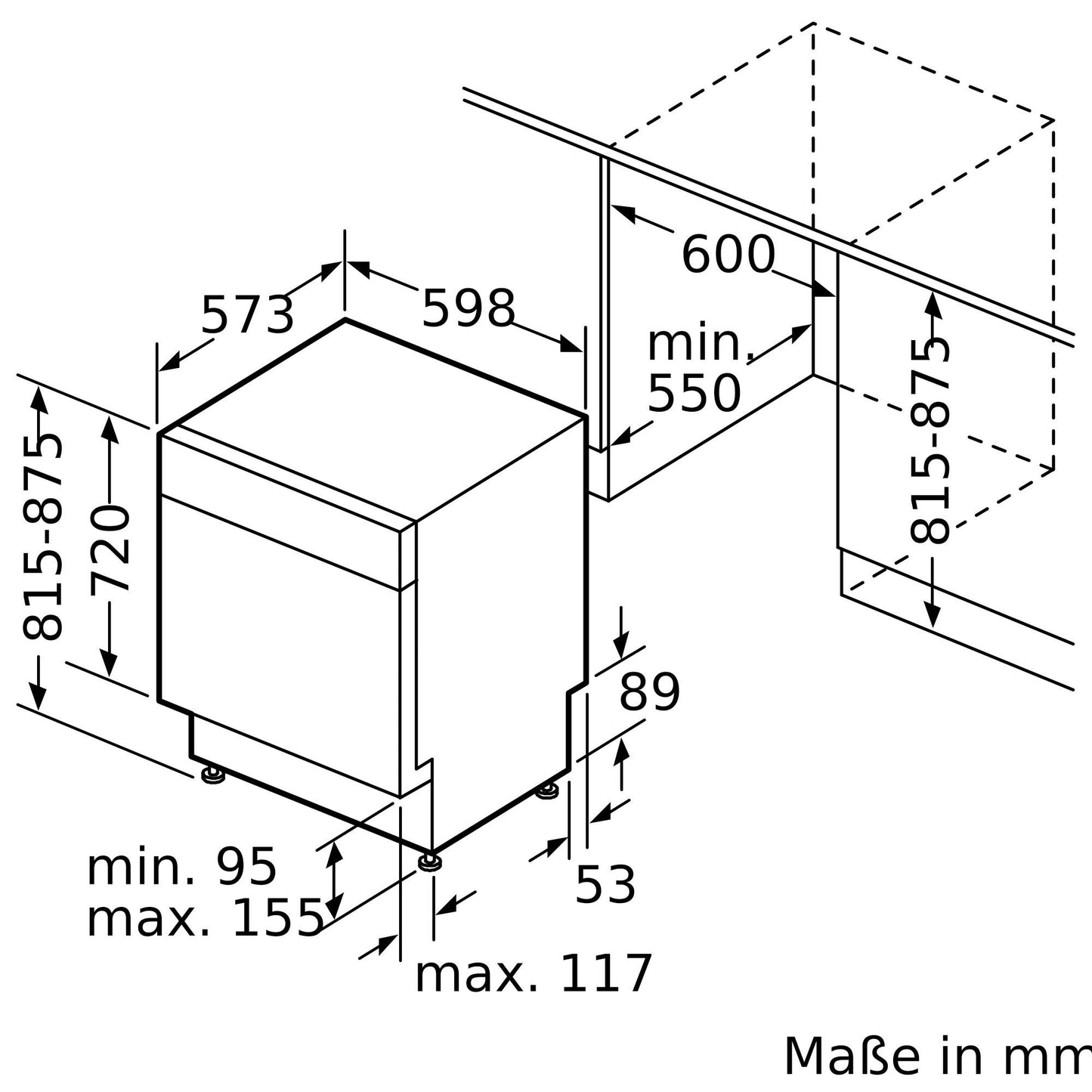 Neff Geschirrspüler-Set GUMKC11 (S125EBS01D + Z7870X0)