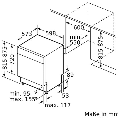 Neff Geschirrspüler-Set GUMKC11 (S125EBS01D + Z7870X0)