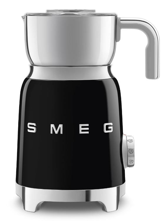 SMEG Milchaufschäumer Schwarz 50's Style, MFF01BLEU