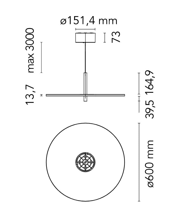 Flos Pendelleuchte My Disc --Ausstellungsstück--