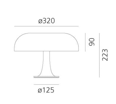 Artemide Tischleuchte Nessino