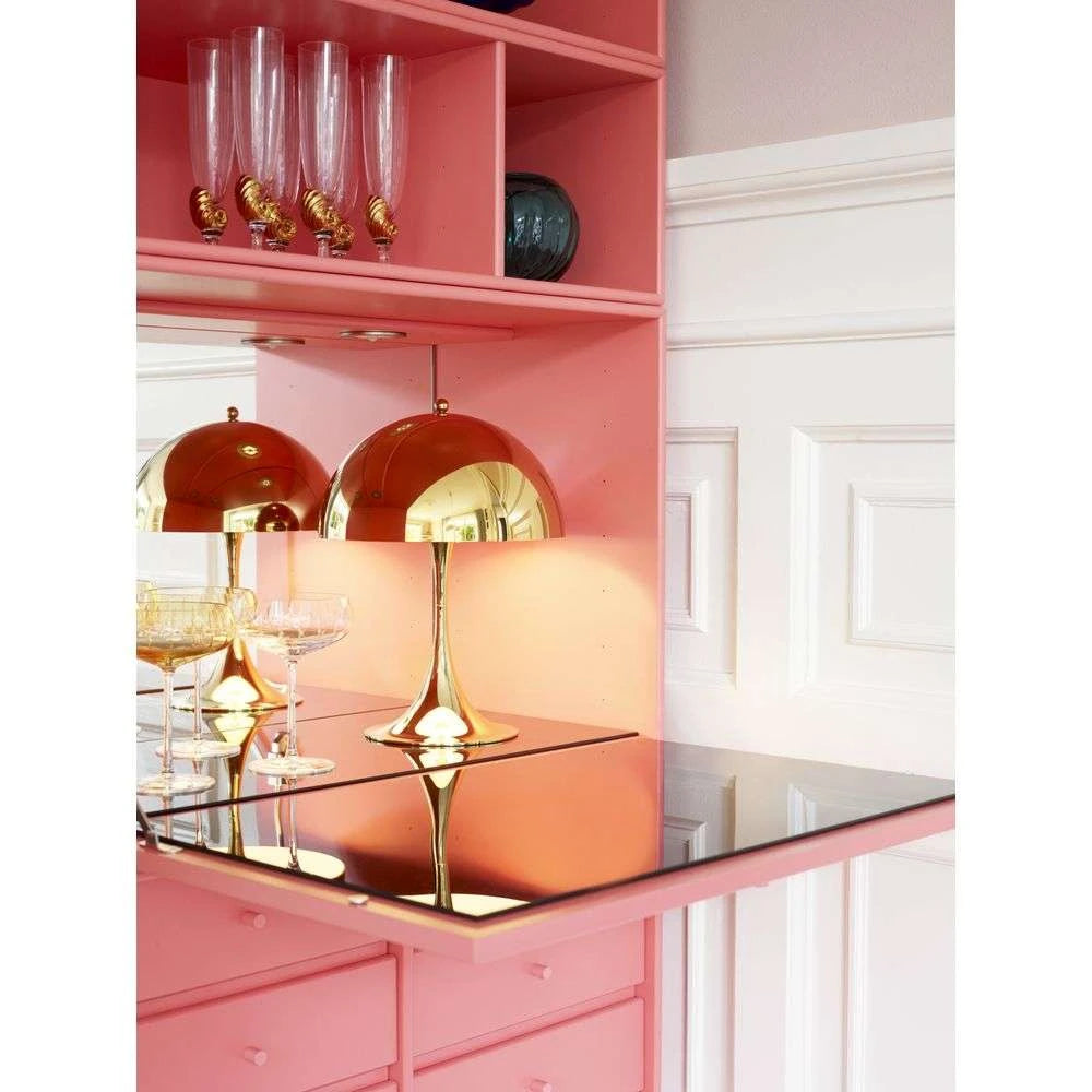 Poulsen PANTHELLA TABLE MINI LED Messing Poliert