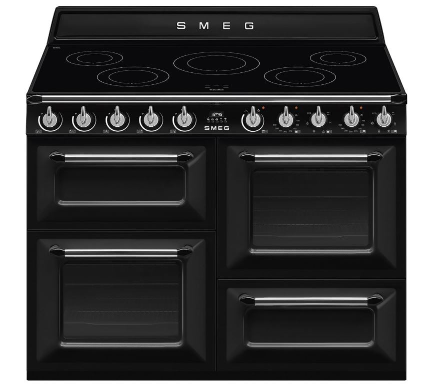 SMEG Kochzentrum VICTORIA schwarz, TR4110IBL