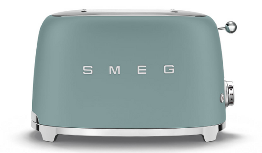 SMEG 2-Scheiben-Toaster 50er Retro Emirald green matt, TSF01EGMEU