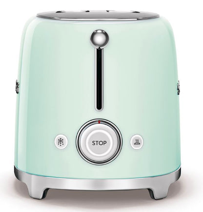 SMEG 2-Scheiben-Toaster 50er Retro Pastellgrün, TSF01PGEU