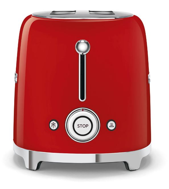 SMEG 2-Scheiben-Toaster 50er Retro rot, TSF01RDEU