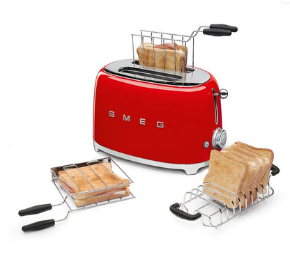 SMEG 2-Scheiben-Toaster 50er Retro rot, TSF01RDEU