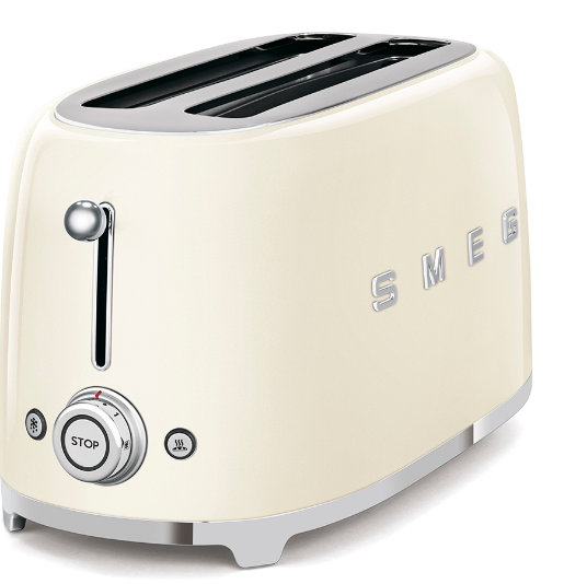 Smeg 4 Scheiben Toaster TSF02CREU Creme 50's Style