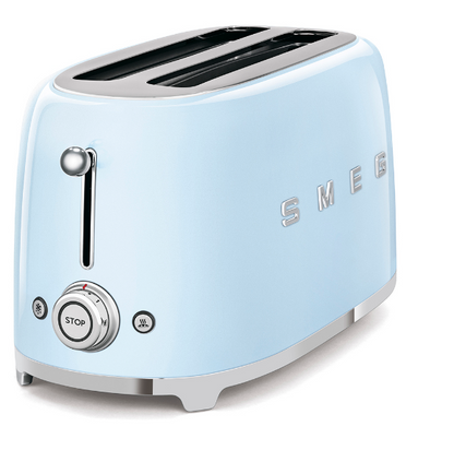 Smeg 4 Scheiben Toaster TSF02PBEU pastellblau 50's Style