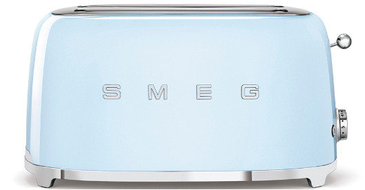 Smeg 4 Scheiben Toaster TSF02PBEU pastellblau 50's Style