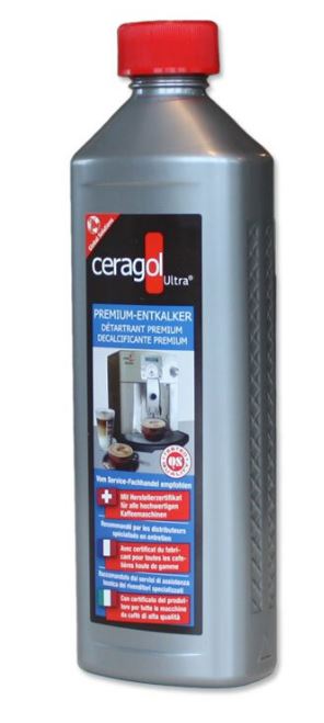 CERAGOL Ultra Premium Entkalker 500ml für Kaffee- und Espressoautomaten