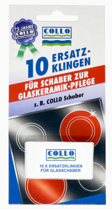 COLLO Ersatzklingen für Glaskeramikschaber 0029