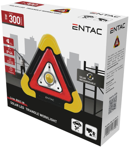 Entrac Solar Notlicht COB mit Powerbank EWL-ELS-SOL-R