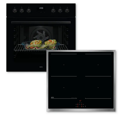 AEG Einbau-Herd-Set Induktion FHHS24B51 (OU5AE20AK + TX64IM00XB)