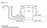 Siemens iQ300 Unterbau-Geschirrspüler 45 cm Edelstahl, SR43ES28KE