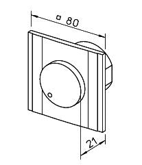 HELIOS ESU 1 elektronischer Drehzahlsteller Unterputz, 00236