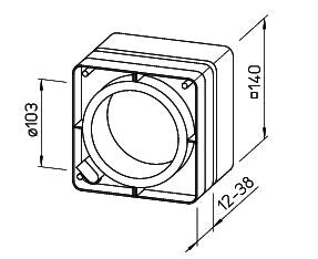 HELIOS FES 90 Fenstereinbausatz, 00462