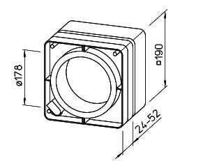 HELIOS FES 150 Fenstereinbausatz, 00463