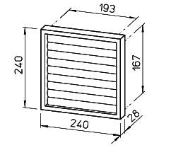 HELIOS VK 200 Verschlußklappe, 00758