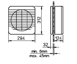 HELIOS GX 225 Fensterventilator, 01484