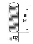 HELIOS ALF 100 Helioflex-Lüftungsrohr, 05712