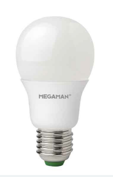 Megaman LED Classic A60 9,5W, Ersatz ca. 60W, 810 Lumen, 2800 Kelvin,  E27, Opal