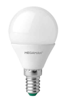 Megaman LED Classic Tropfenform 5,5W, Ersatz ca. 40W, 470 Lumen, 2800 Kelvin, E14, Opal