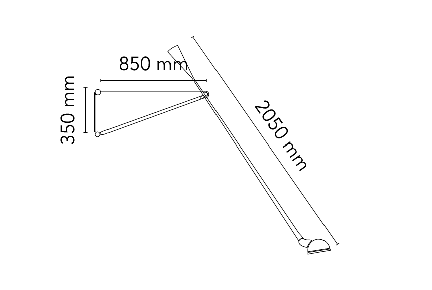 Flos Wandleuchte 265 Chromatica, A0300099 --Ausstellungsstück--