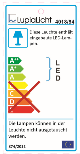 Lupia Licht Außen - Standleuchte  Tella S 4018-94-57