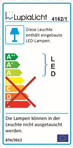 Lupia Licht Außen - Bodenleuchte Matrix 4162-1-57