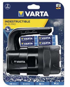 Varta 18751 LED Handleuchte BL20 Pro Indestructible 6xAA mit Batterien, 18751101421