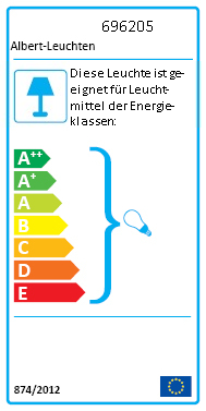 Albert Außen - Wand- und Deckenleuchte 696205 Edelstahl --Ausstellungsstück--