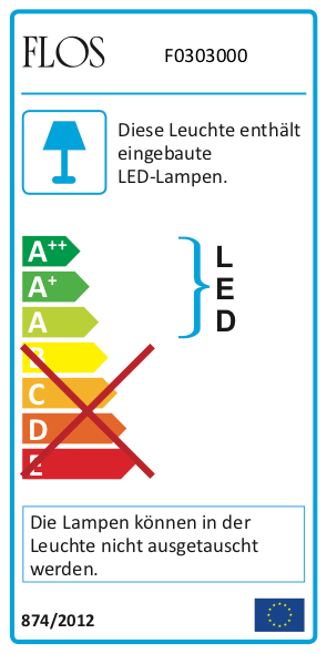 Flos Arco LED F0303000