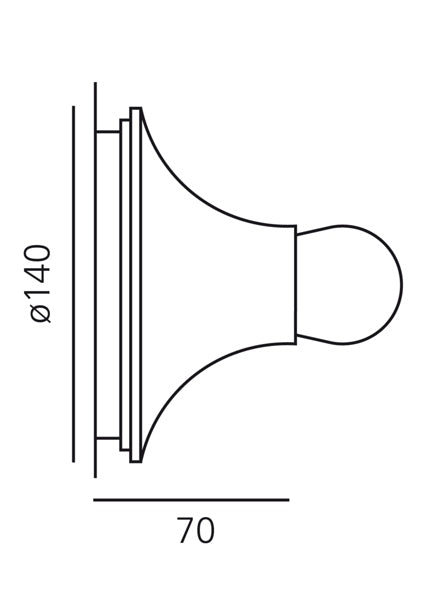 Artemide Wand- und Deckenleuchte Teti