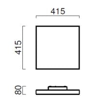 Schmitz Wand- / Deckenleuchte Corum --Ausstellungsstück--