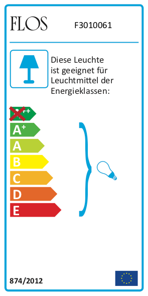 Flos Pendelleuchte GLO - BALL S2,  Glas Weiß Opal,  F3010061