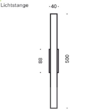 Top-Light Lichtstange chrom