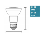 Megaman LED PAR20 Reflektorlampe Economy 6W, 350 Lumen, 2800 Kelvin, 35°, E27