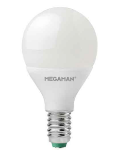 Megaman Tropfen, opal, 3,5W, 250 Lumen, Ersatz ca. 25W, 2800 Kelvin, E14