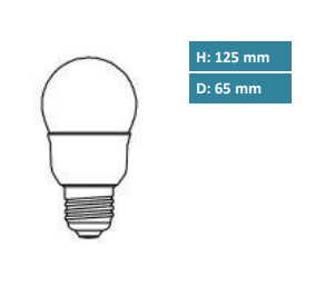 Megaman LED Classic A65 11W, Ersatz ca. 75W, 2800 Kelvin, 1055 Lumen, E27